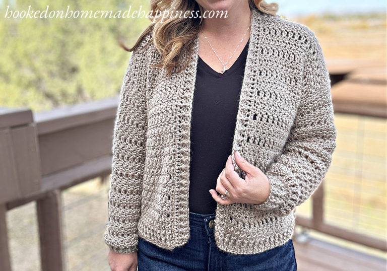 Cluster Cardigan Crochet Pattern