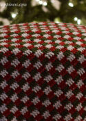 Christmas Plaid Blanket Crochet Pattern