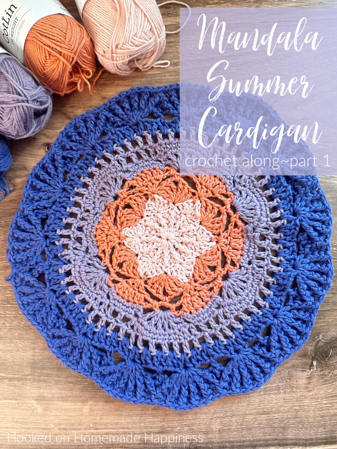 Mandala Summer Cardigan CAL - Part 1 - Hooked on Homemade Happiness