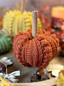Bobble Pumpkin Crochet Pattern