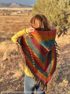 Easy All DC Hooded Poncho Crochet Pattern