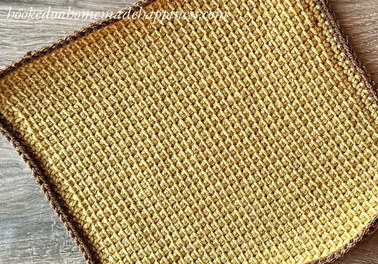 Tunisian Simple Stitch (Tunisian Stitch Scrapghan – Part 1)