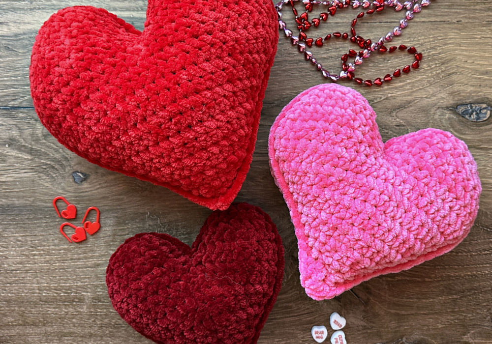 Valentine's Day Heart Plushie Crochet Pattern