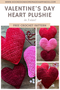 Valentine's Day Heart Plushie Crochet Pattern