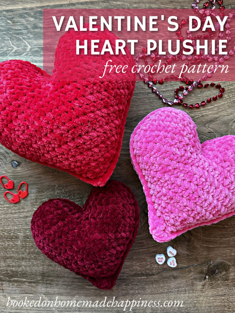 Valentine's Day Heart Plushie Crochet Pattern