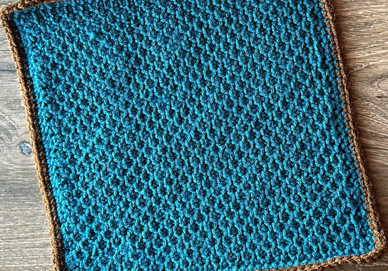Tunisian Honeycomb Stitch (Tunisian Stitch Scrapghan – Part 4)