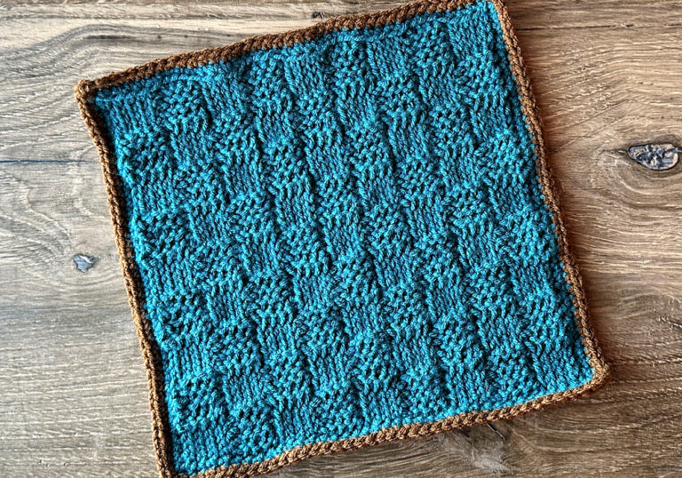 Tunisian Basketweave Stitch (Tunisian Stitch Scrapghan – Part 12)