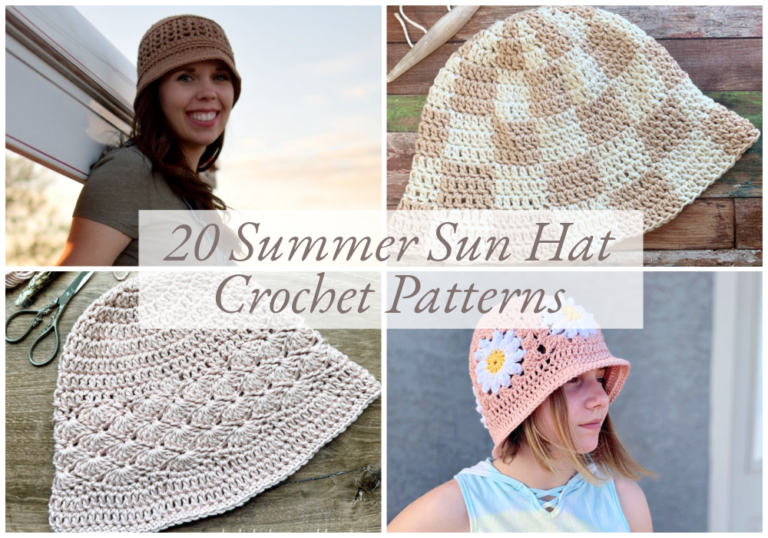 20 Summer Sun Hat Crochet Patterns
