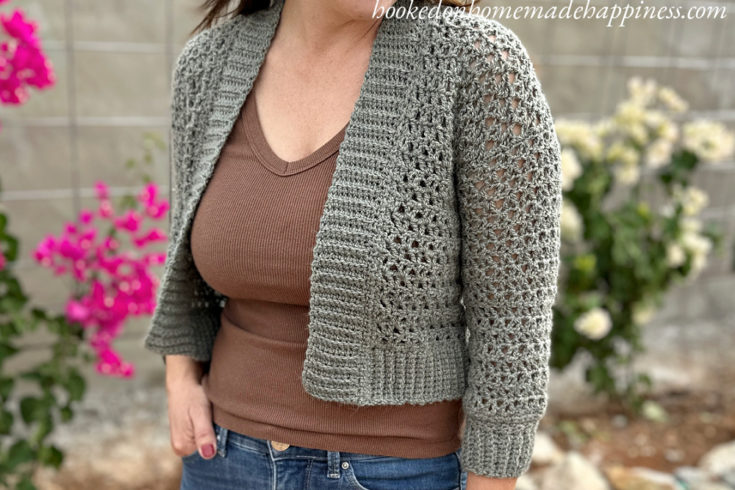 Easy Lace Cardigan | Free Crochet Pattern