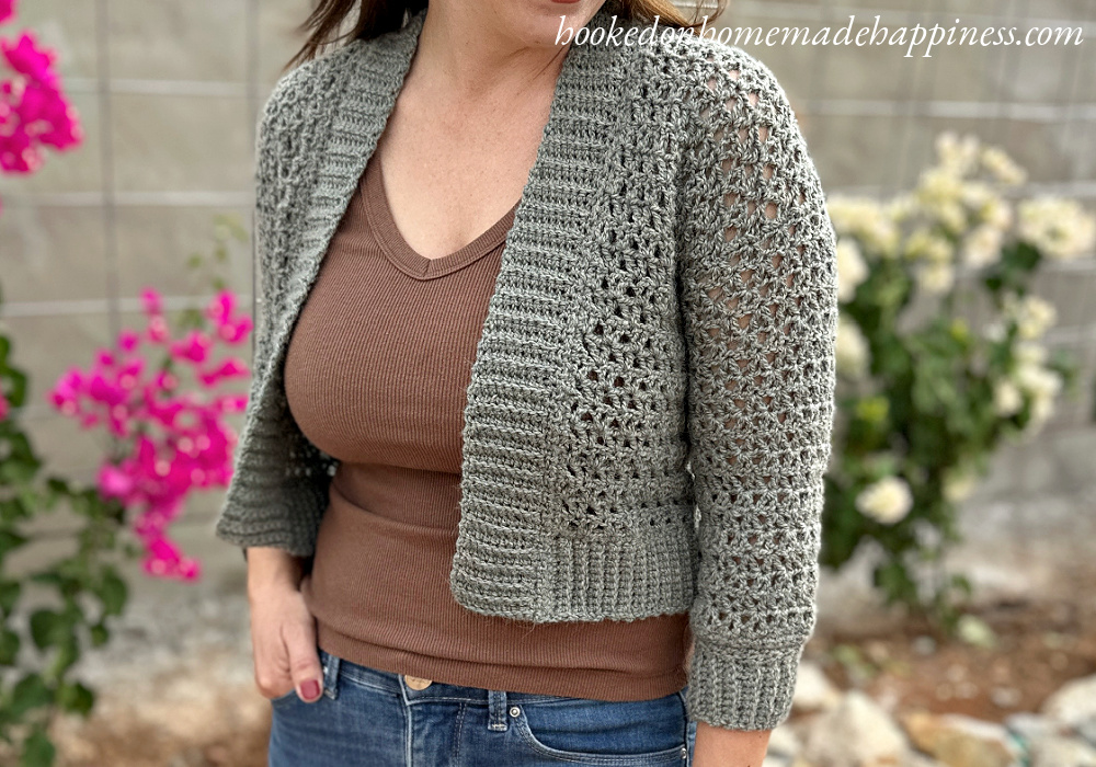 Easy Lace Cardigan | Free Crochet Pattern