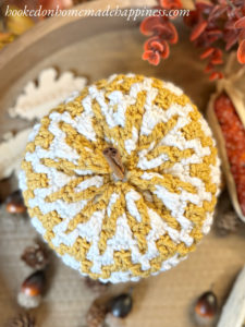 Mosaic Pumpkin Crochet Pattern