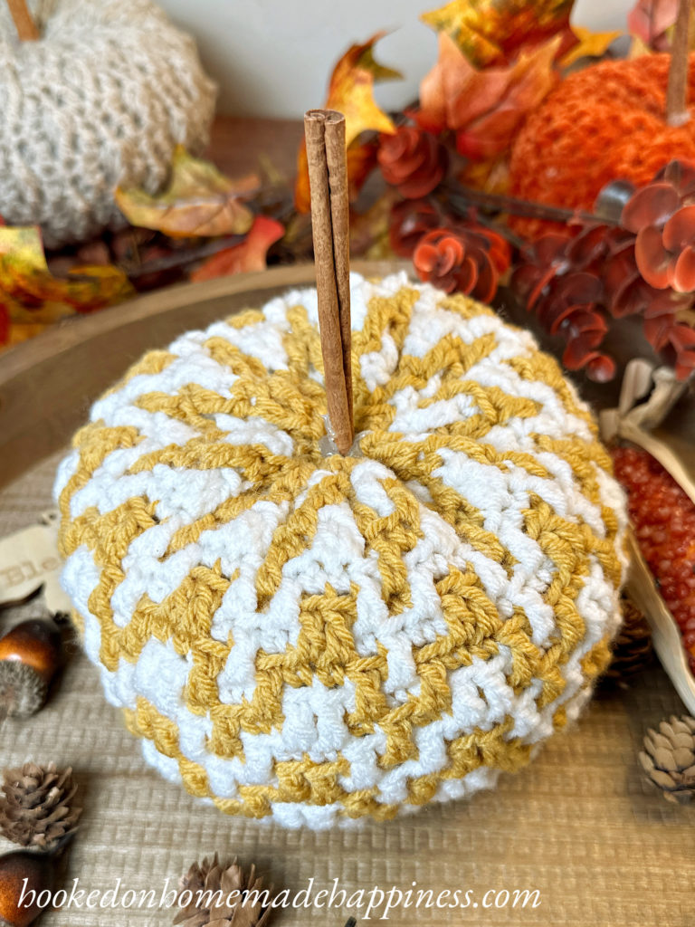 Mosaic Pumpkin Crochet Pattern