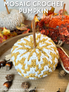 Mosaic Pumpkin Crochet Pattern