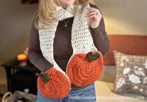 Pumpkin Pocket Scarf Crochet Pattern