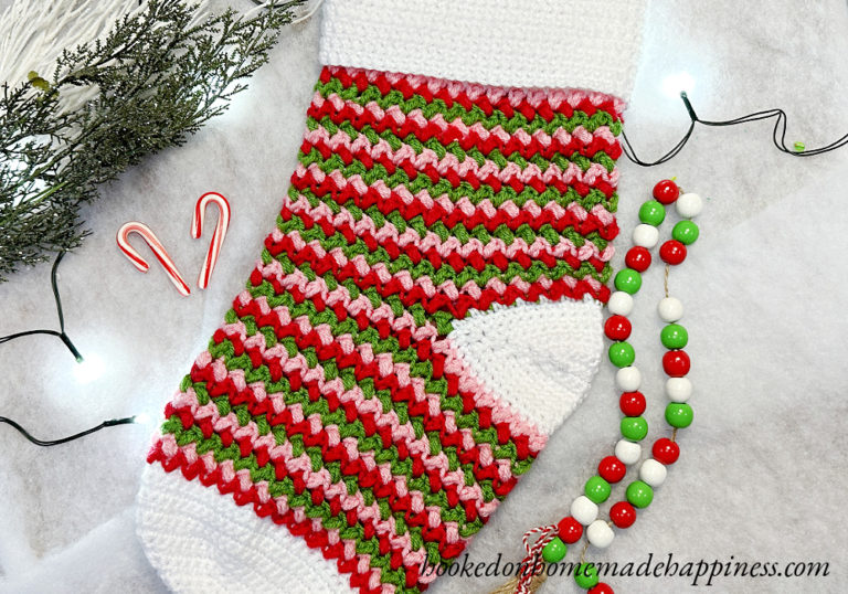 Mini Bean Christmas Stocking Crochet Pattern