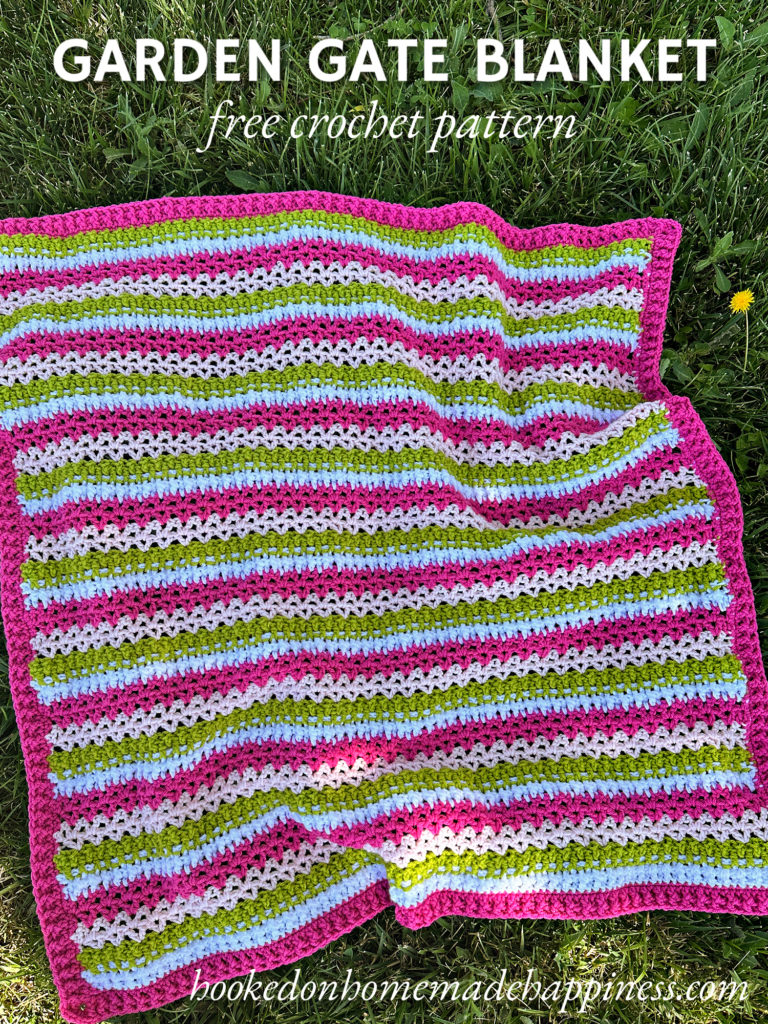 Garden Gate Blanket Crochet Pattern