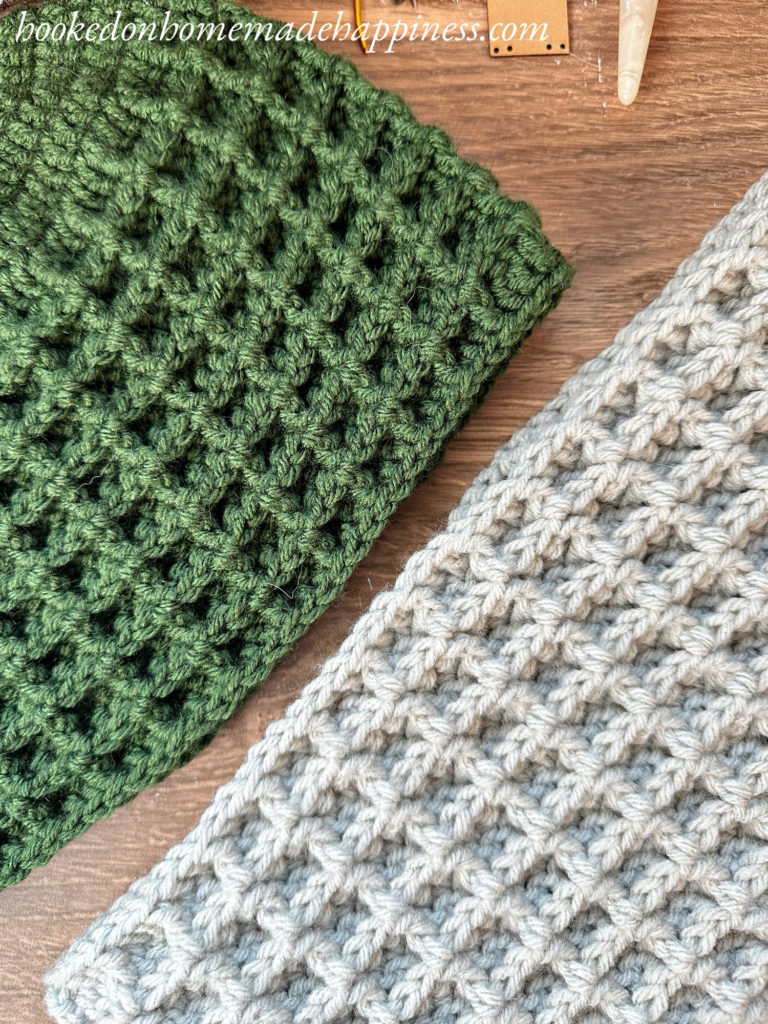 Waffle Stitch Cowl Crochet Pattern