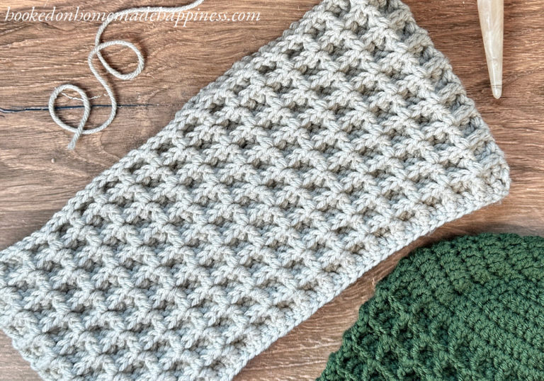 Waffle Stitch Cowl Crochet Pattern