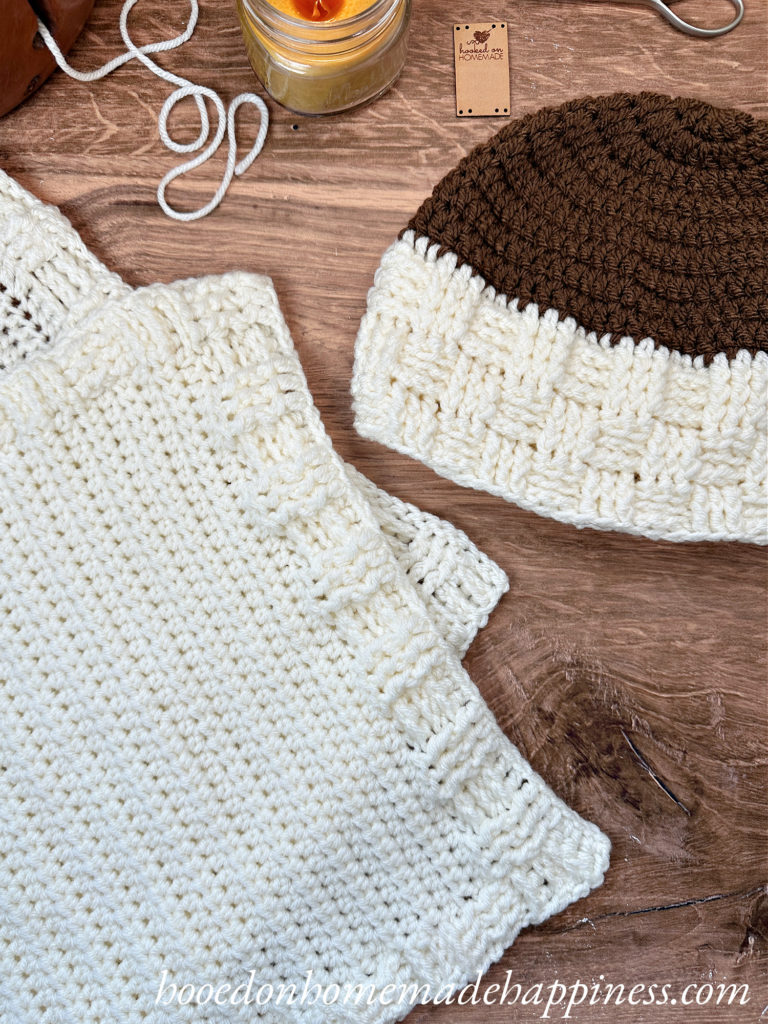 Basketweave Border Scarf Crochet Pattern