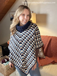 Granny Stitch Poncho Crochet Pattern