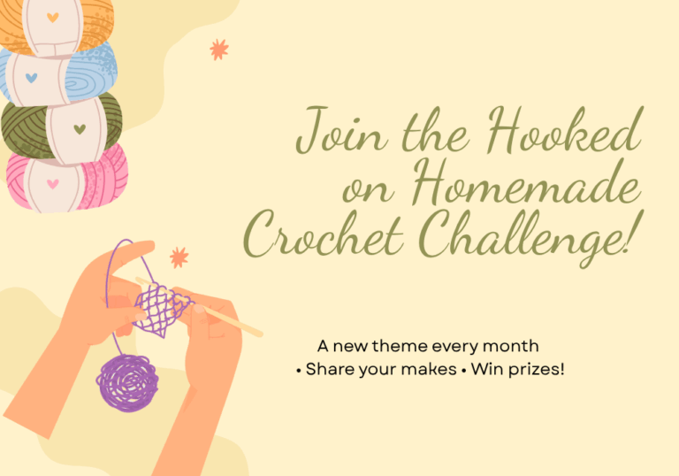 🧶 Introducing the Hooked on Homemade Crochet Challenge!