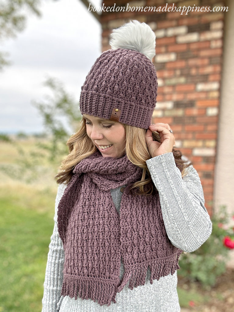 Falling Leaves Scarf Crochet Pattern