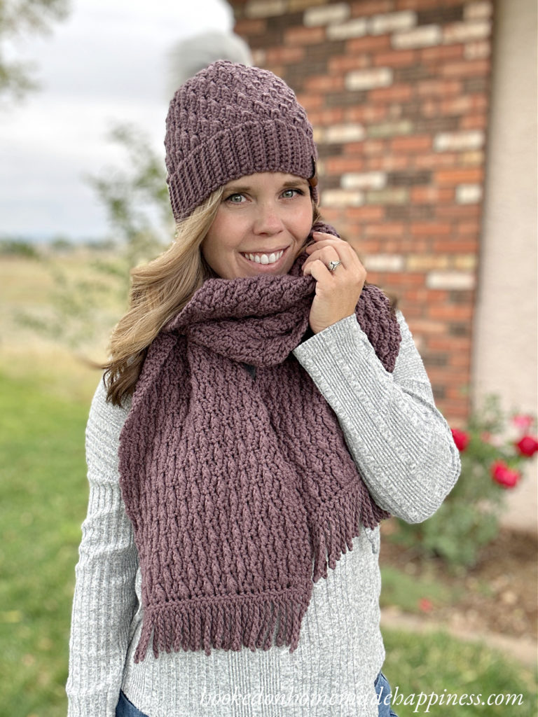 Falling Leaves Scarf Crochet Pattern