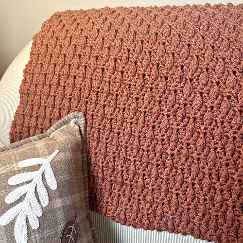 Falling Leaves Blanket Crochet Pattern