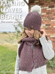 Falling Leaves Beanie Crochet Pattern