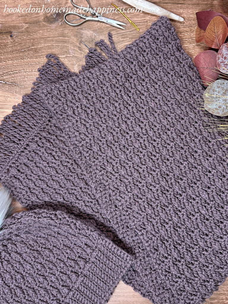 Falling Leaves Scarf Crochet Pattern