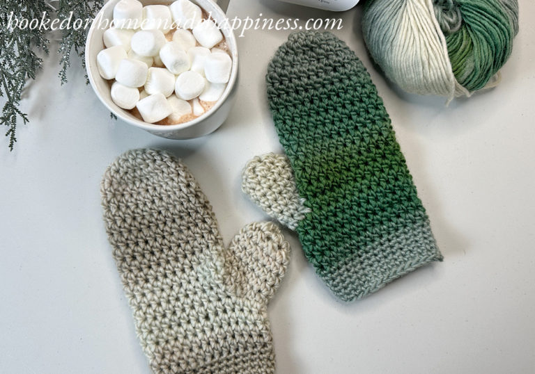 Easy Beginner Mittens Crochet Pattern