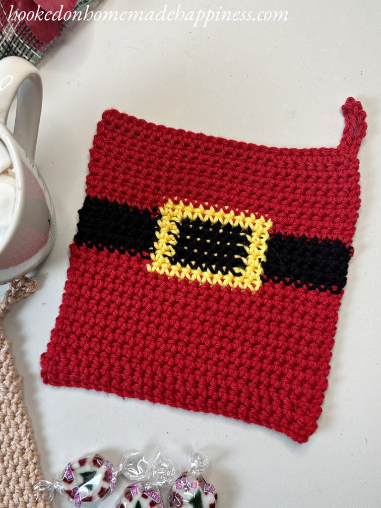 Christmas Hot Pad Crochet Pattern