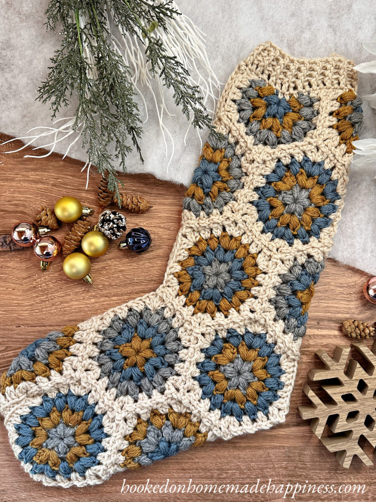 Hexagon Stocking Crochet Pattern