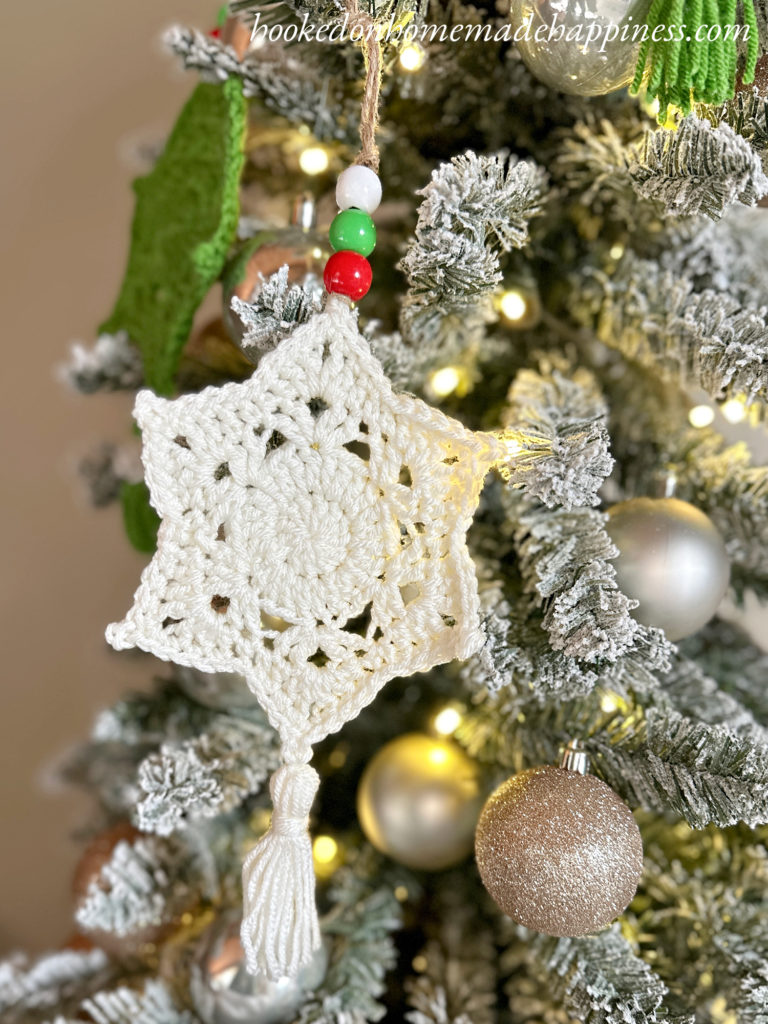 Snowflake Christmas Ornament Crochet Pattern