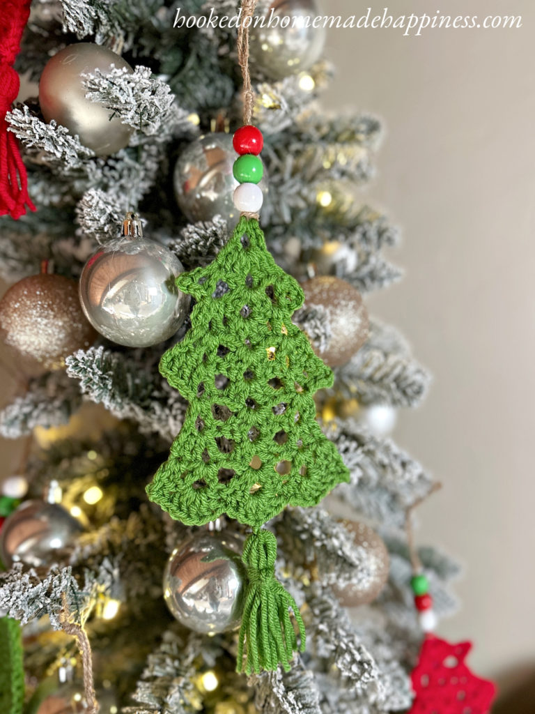 Christmas Tree Ornament Crochet Pattern