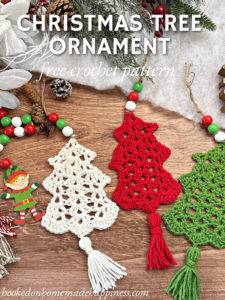 Christmas Tree Ornament Crochet Pattern
