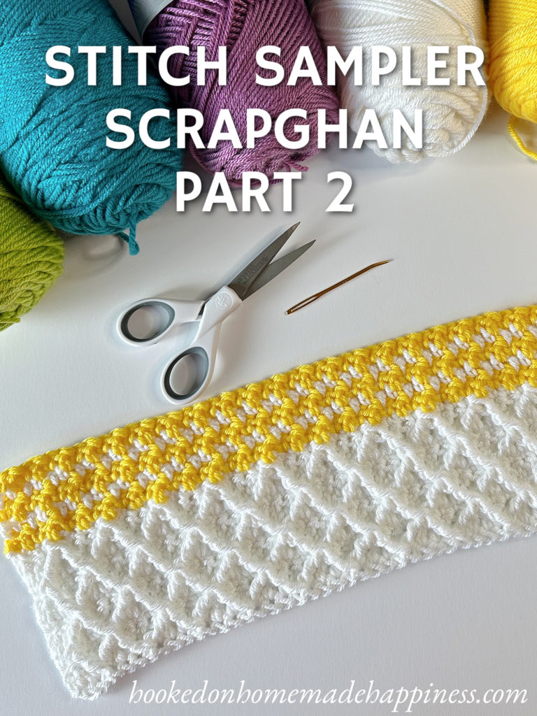 2026 Stitch Sampler Scrapghan CAL – Part 2: Lemon Peel Stitch