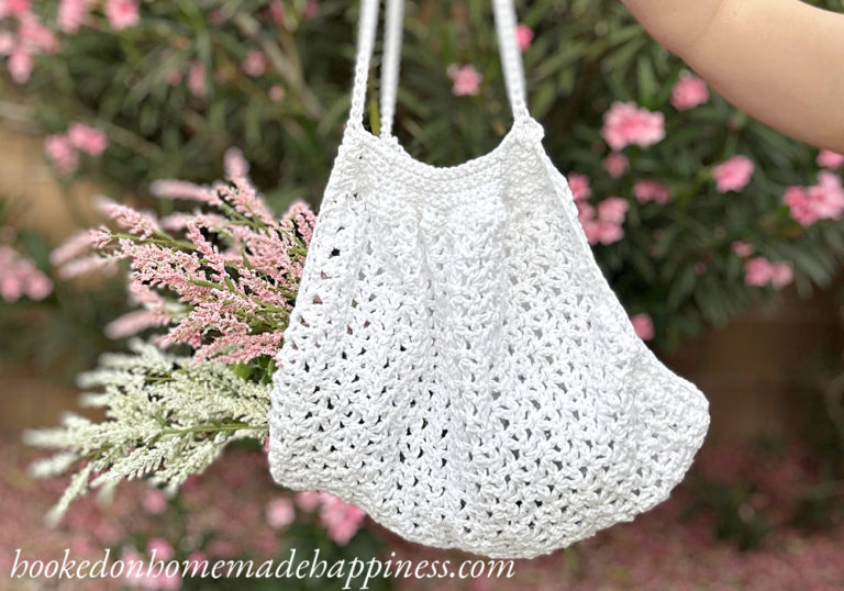 Easy Lace Market Bag Crochet Pattern