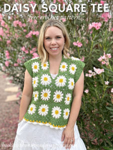 Daisy Square Tee Crochet Pattern