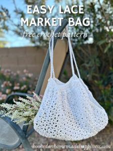 Easy Lace Market Bag Crochet Pattern