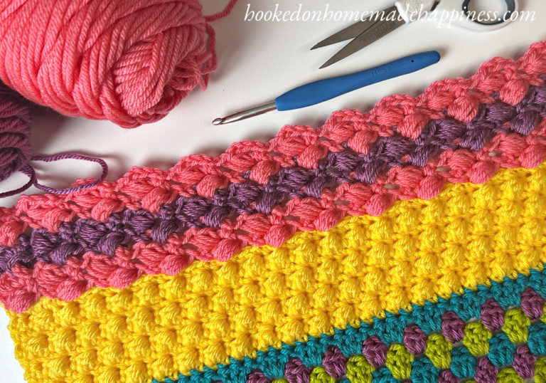 2026 Stitch Sampler Scrapghan CAL – Part 10: Crossed Puff Stitch