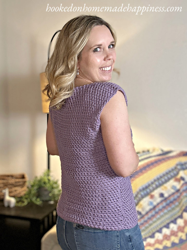 Easy Mesh Tee Crochet Pattern