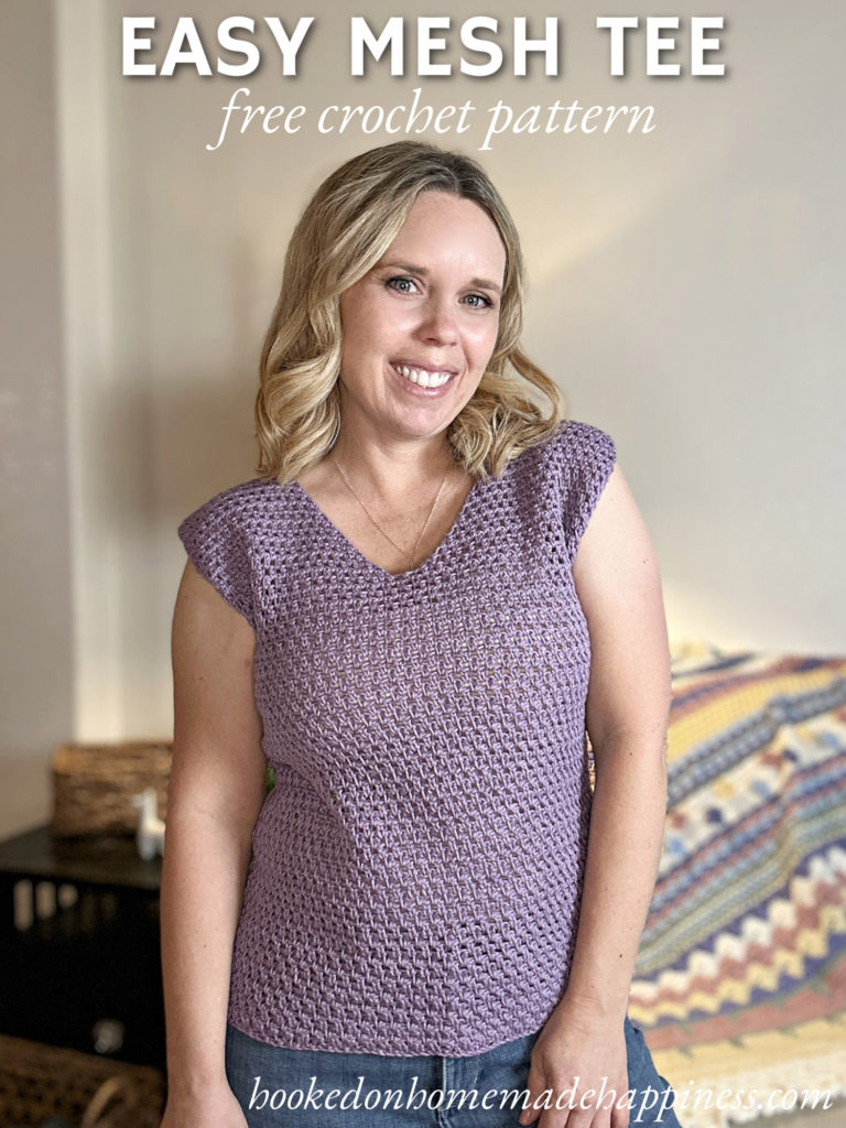 Easy Mesh Tee Crochet Pattern