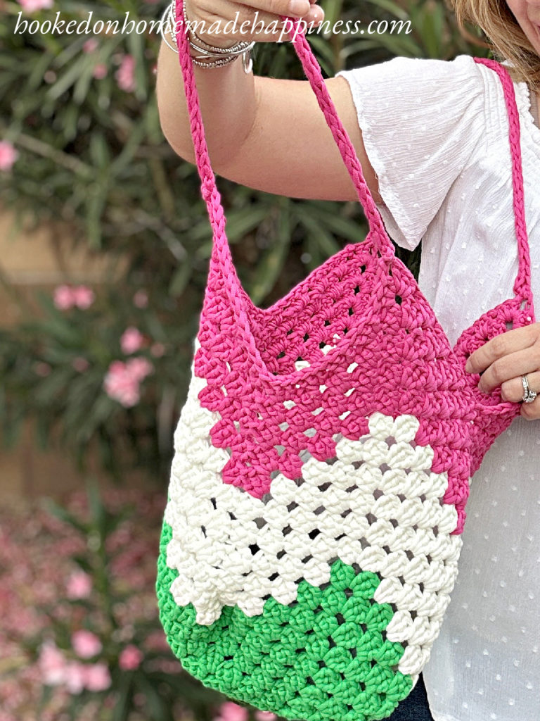 Granny Stitch Market Bag Crochet Pattern