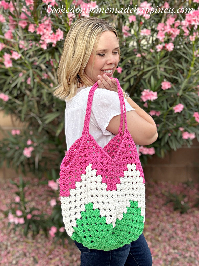 Granny Stitch Market Bag Crochet Pattern