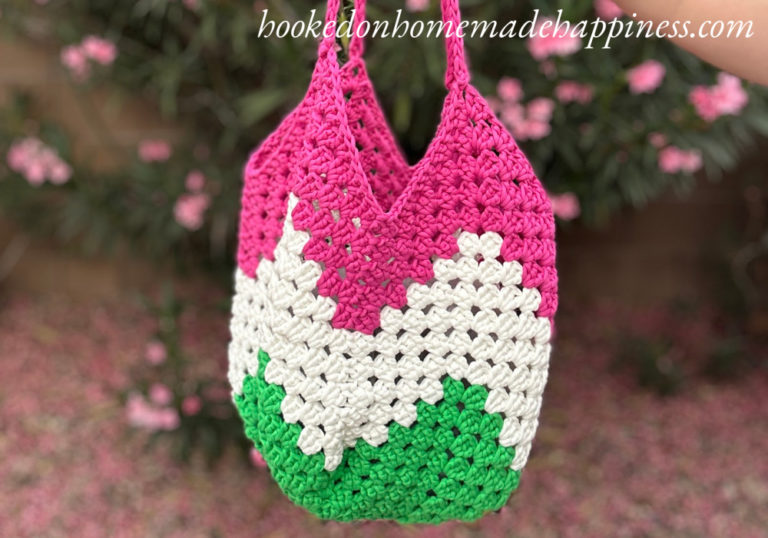 Granny Stitch Market Bag Crochet Pattern