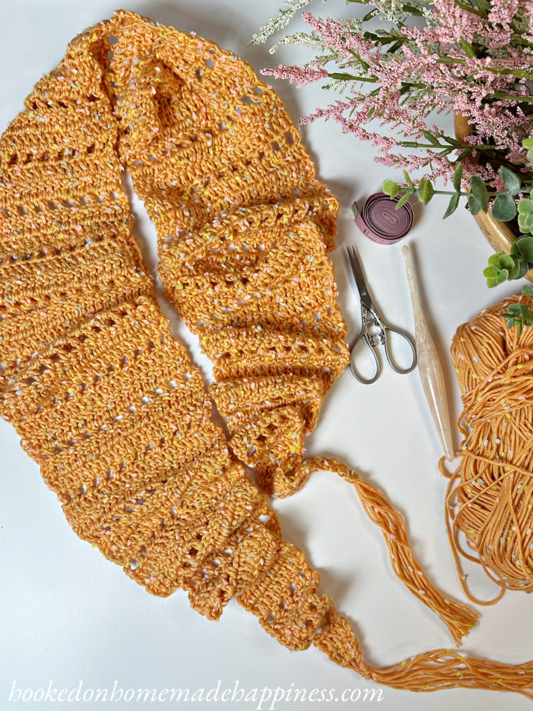 Summer Eyelet Scarf Crochet Pattern