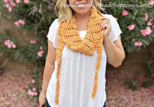Summer Eyelet Scarf Crochet Pattern