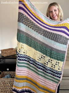 Stitch Sampler Scrapghan Blanket Crochet Pattern