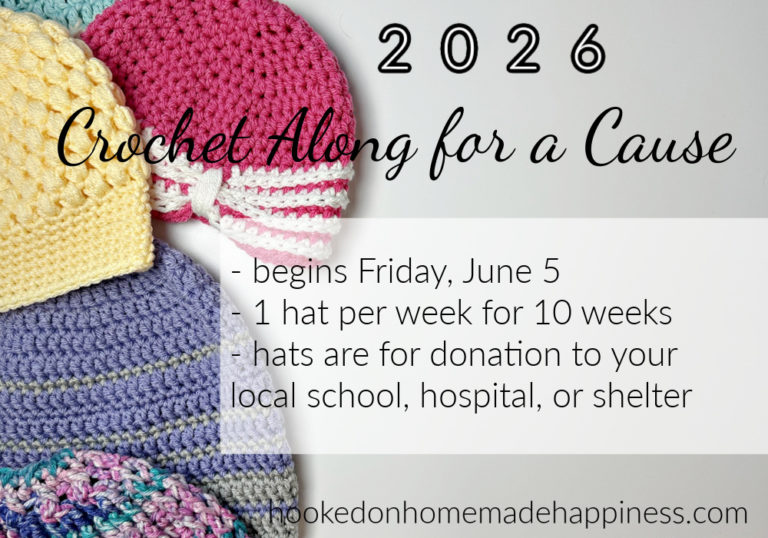 Crochet Along for a Cause 2026 – 10 Weeks of Crochet & Giving Back